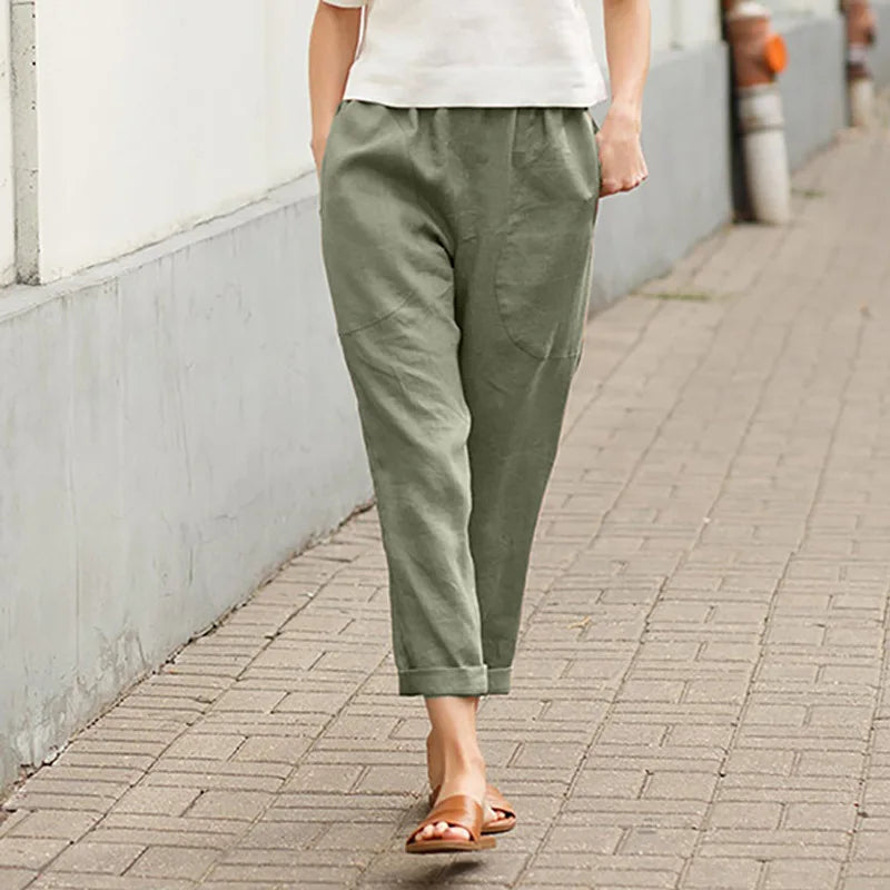 Women's Cotton Casual Pants