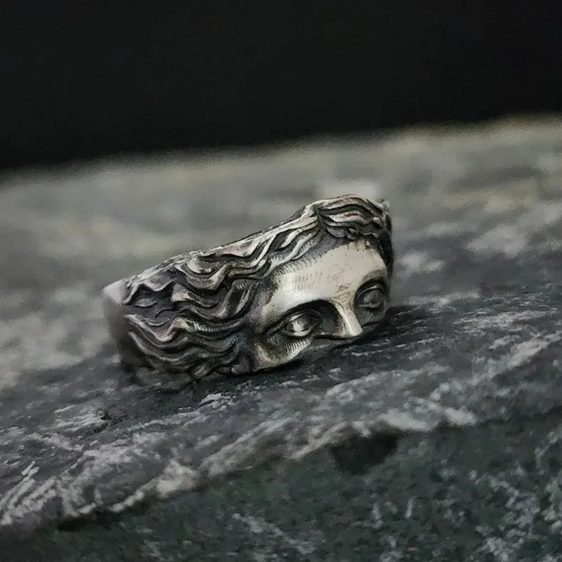 Venus Mask Adjustable Ring