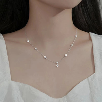 Elegant Zircon Party Necklace