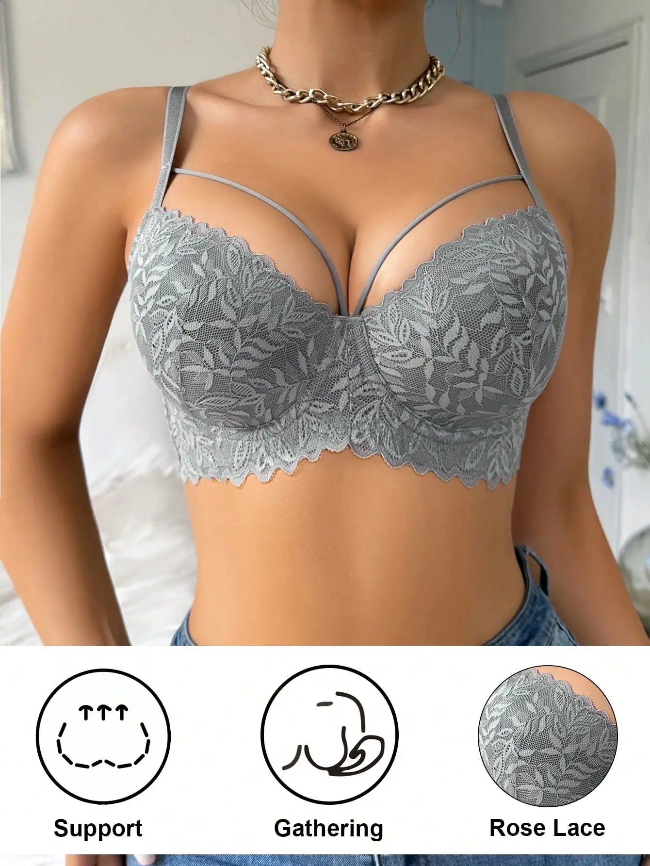 Underwire Anti-Sagging Bra