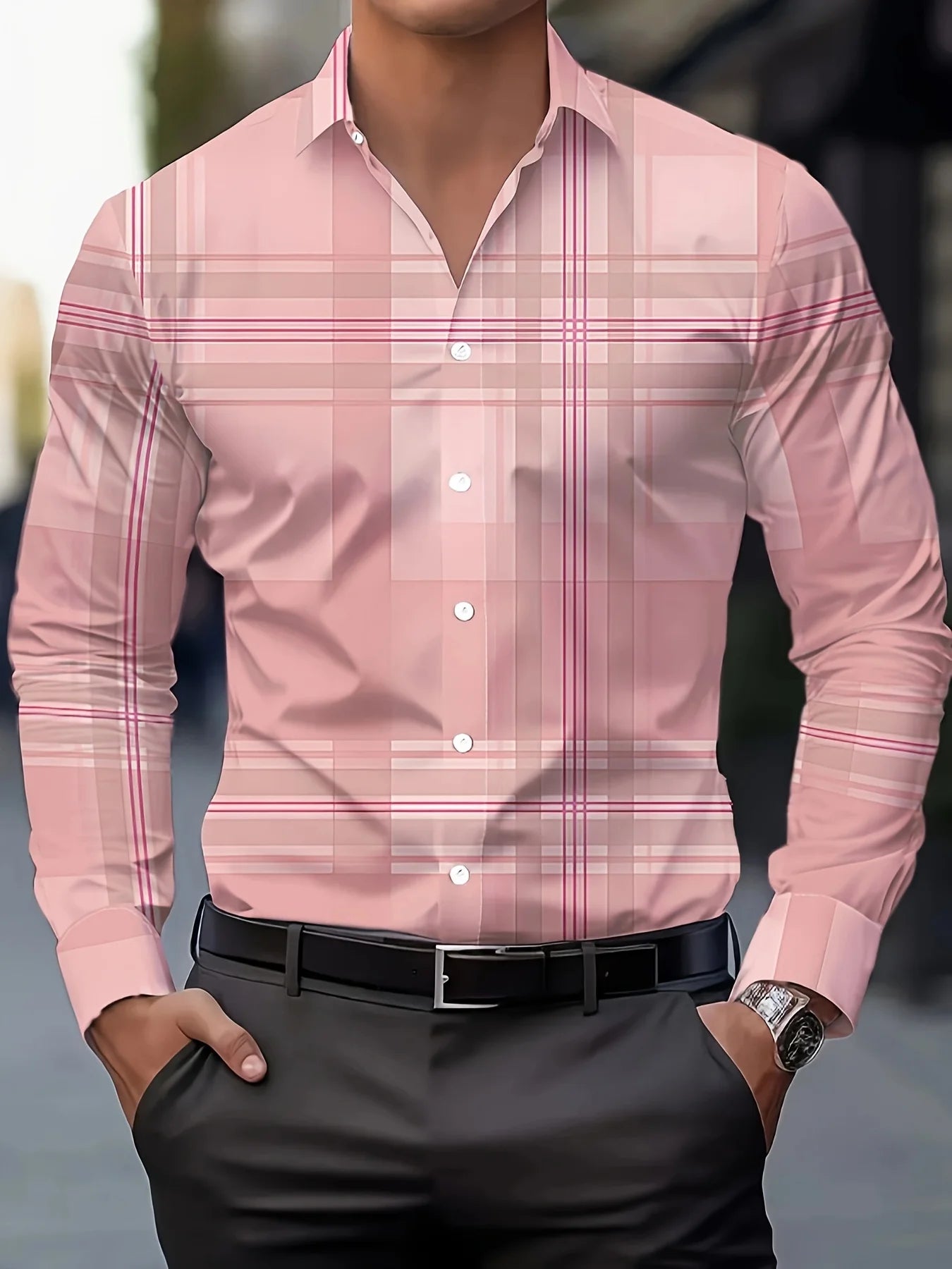 Printed Casual Button Shirt