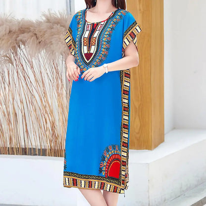 Ethnic Style Women’s Midi Dress