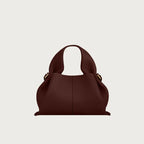 Pleated Leather Crossbody Bag