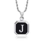 Initials Letter Pendant Necklace