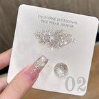SHAKA 9-Color White Nails Star