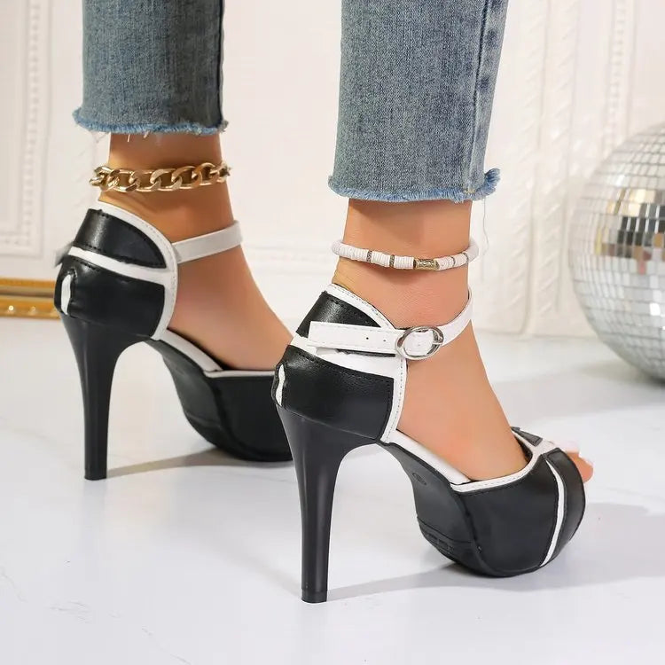 Top Sandals Fish Mouth Platform