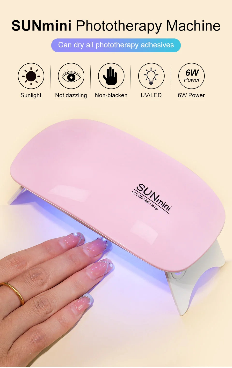 Mini Nail Dryer Machine Portable