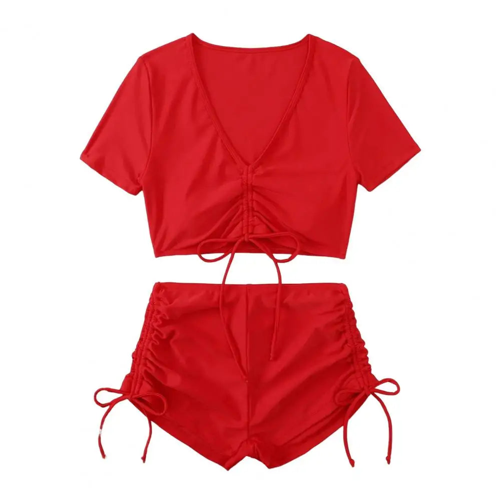 Women's V-Neck Bikini Set