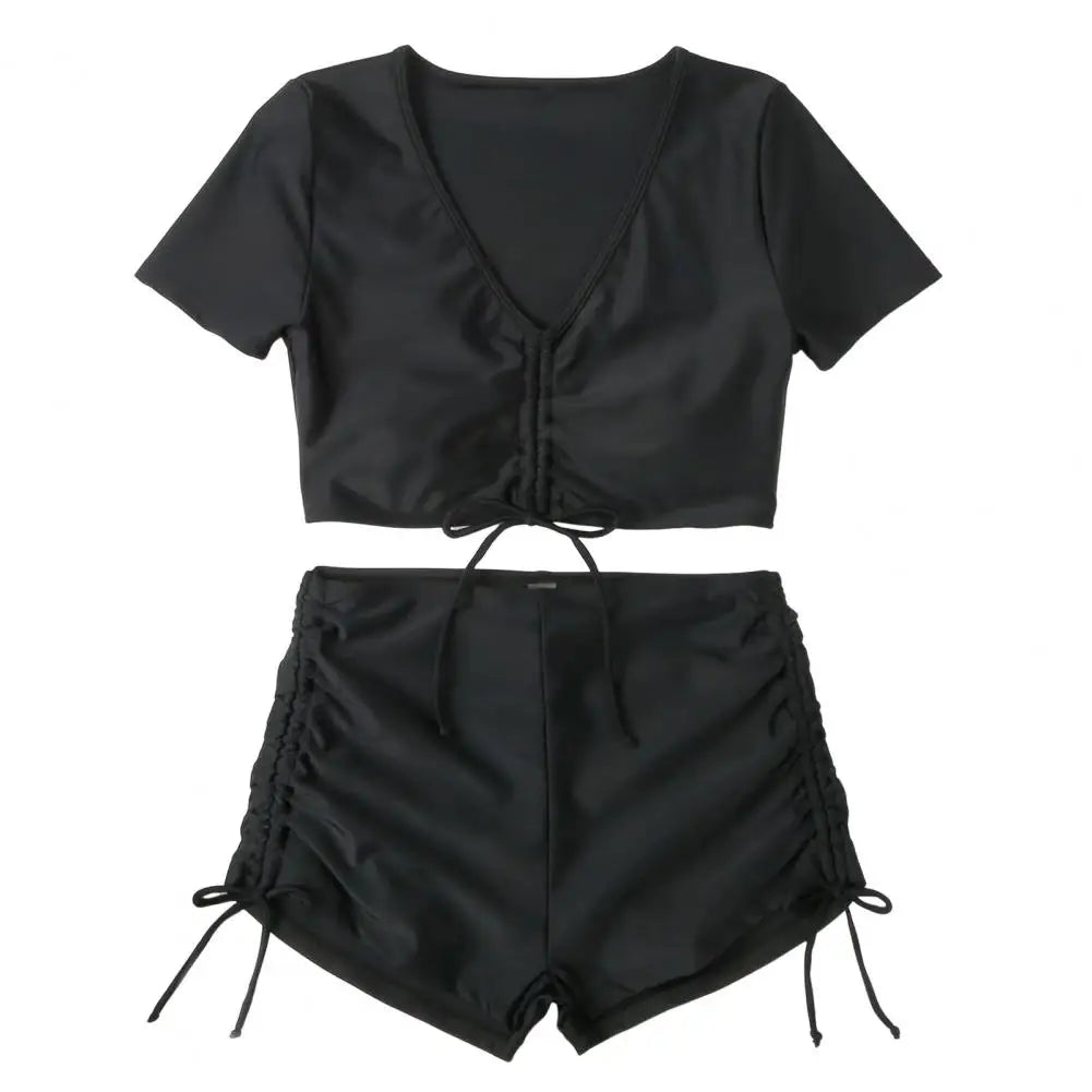 Women's V-Neck Bikini Set