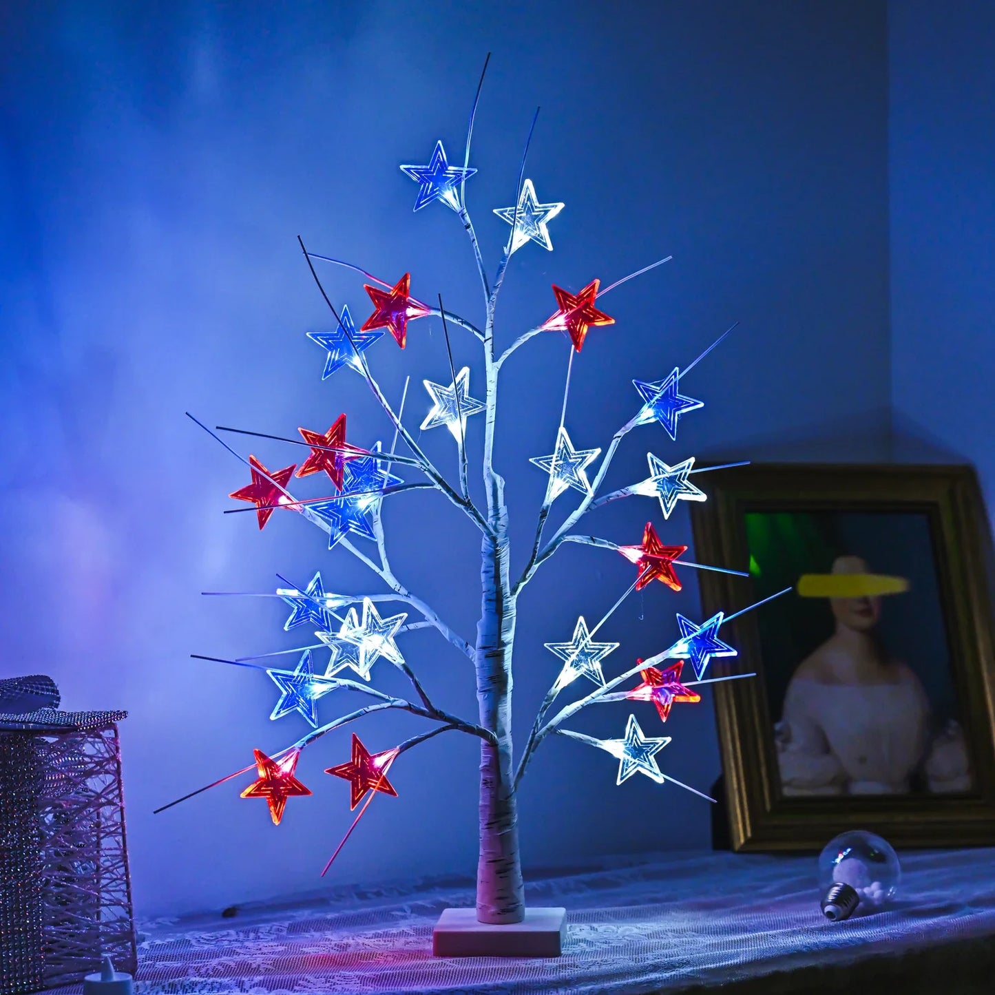 USA Independence Day Star Lamp