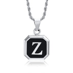 Initials Letter Pendant Necklace