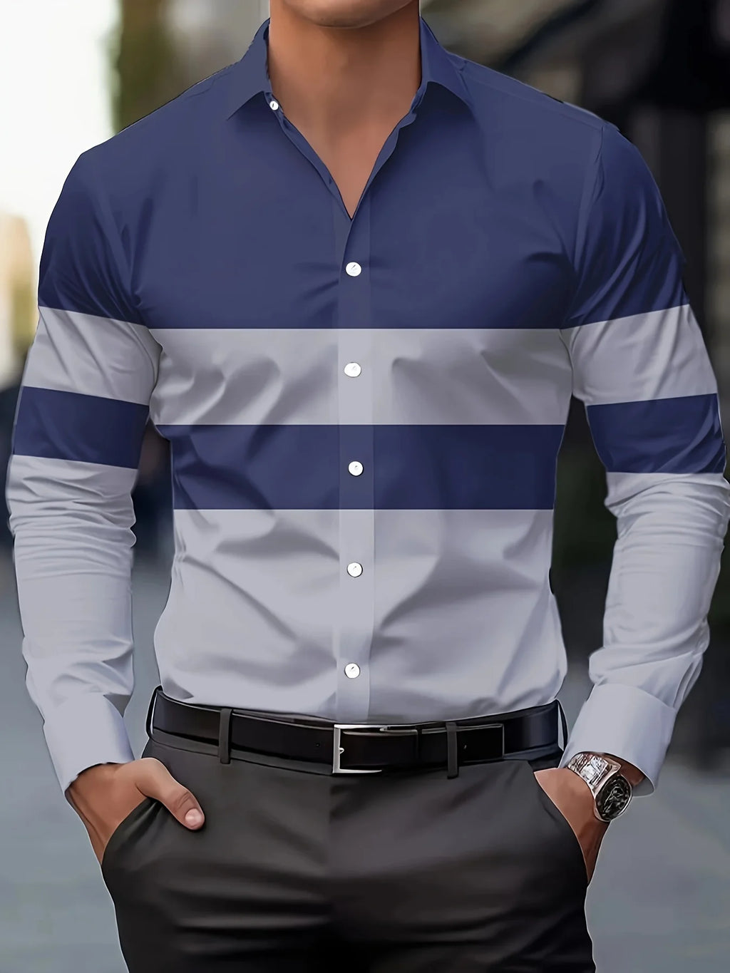Printed Casual Button Shirt