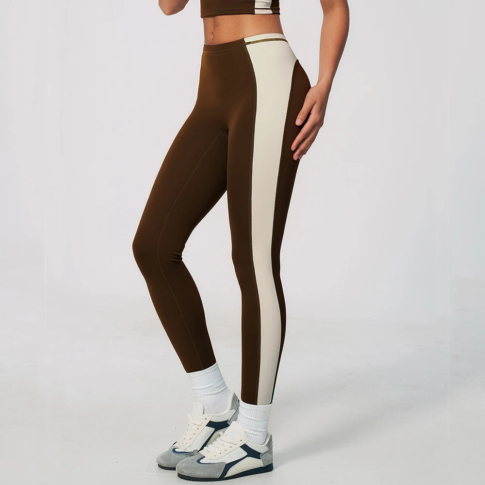 Patchwork Scrunch Yoga Leggings