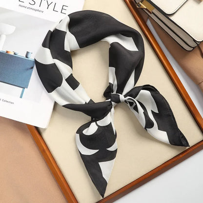 Elegant Square Silk Scarf