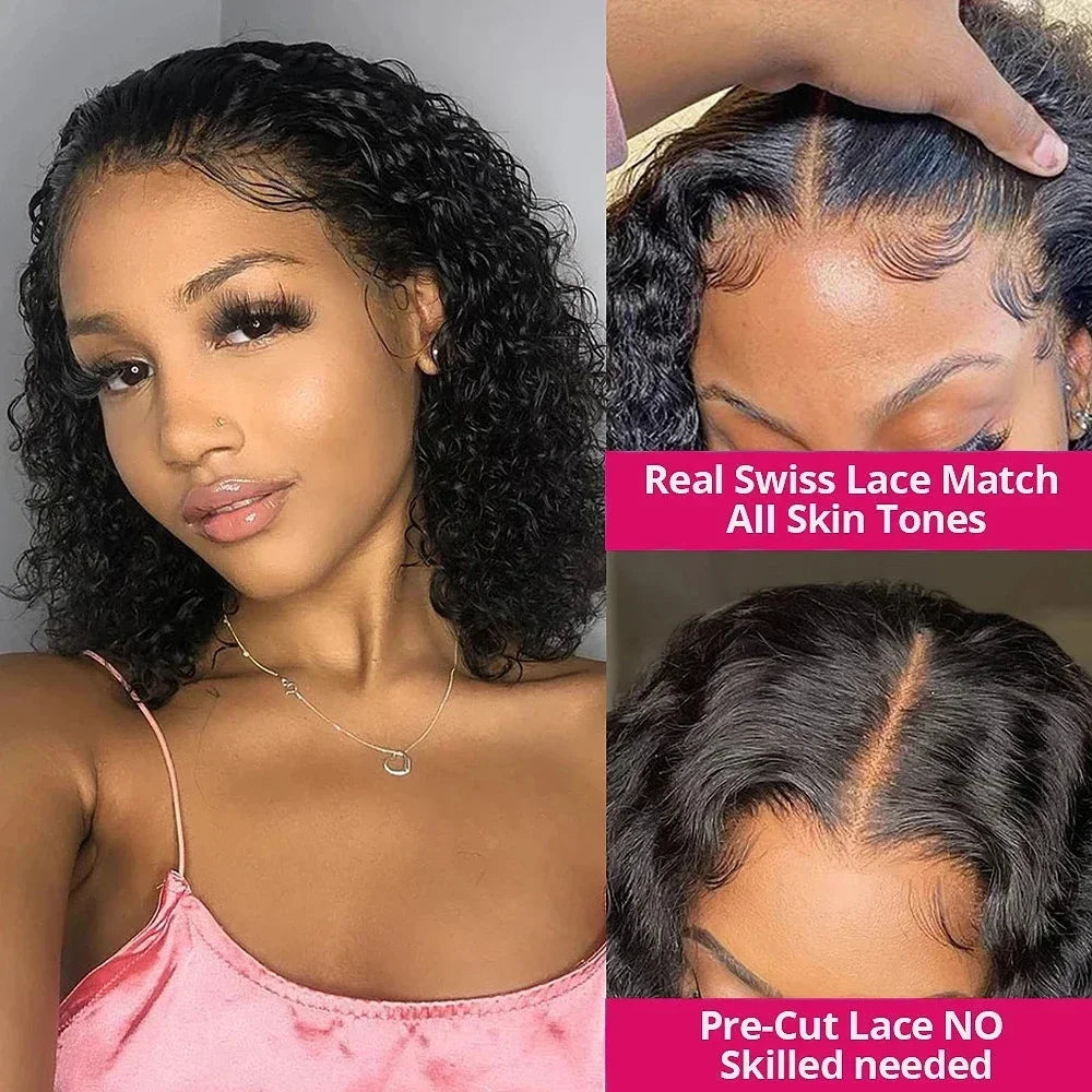 Pre-Cut Lace Human Hair Wig