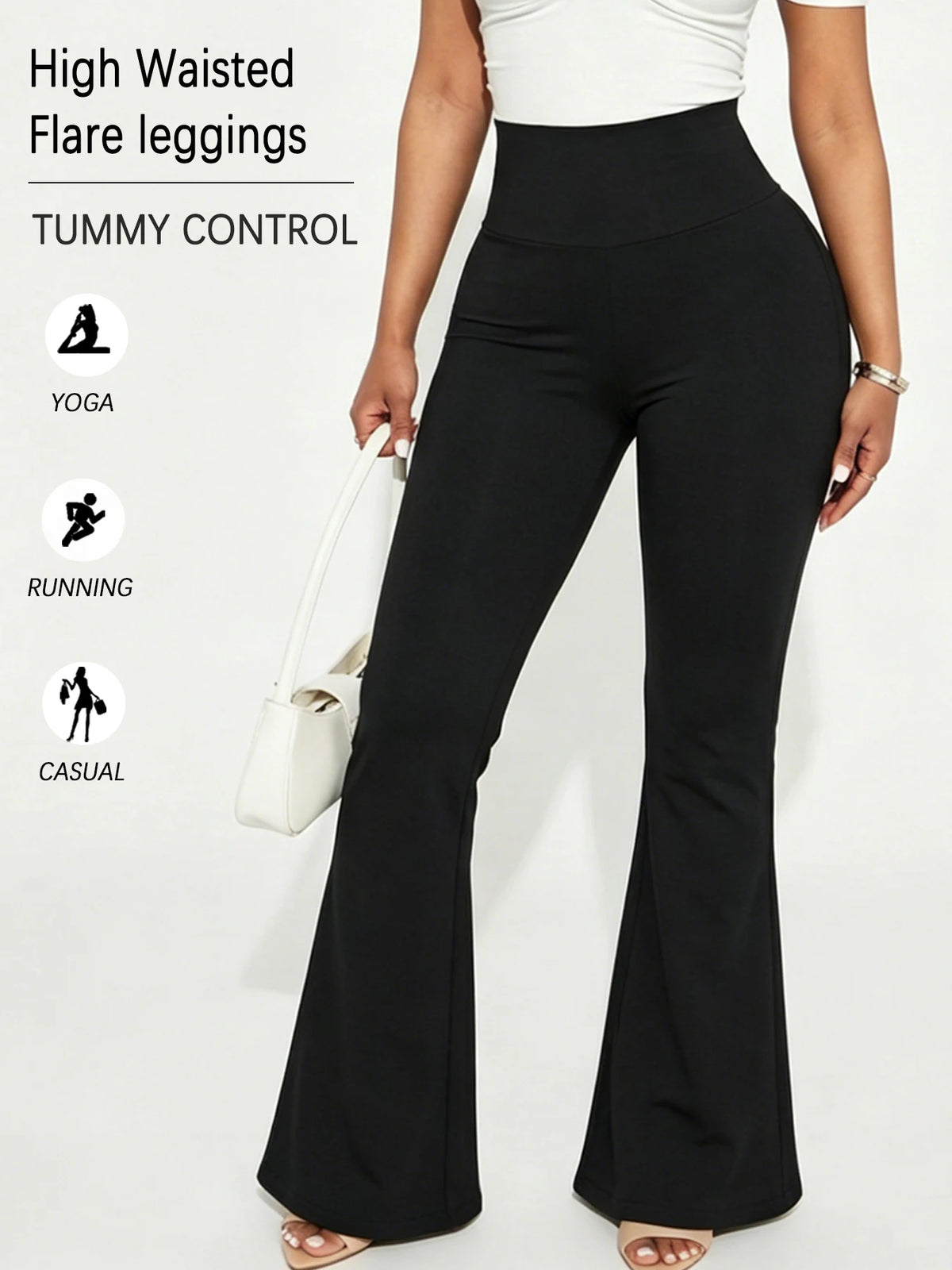 Super-Soft Bell-Bottom Yoga Leggings