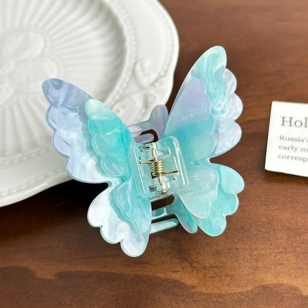 Butterfly Gradient Hair Claws