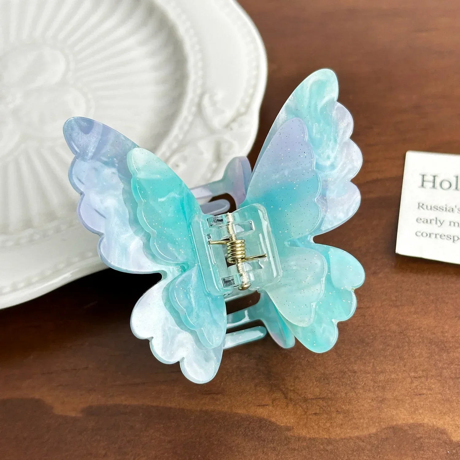 Butterfly Gradient Hair Claws
