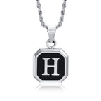 Initials Letter Pendant Necklace