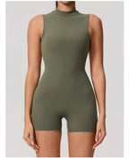 High Waist Scrunch Sports Jumpsuit