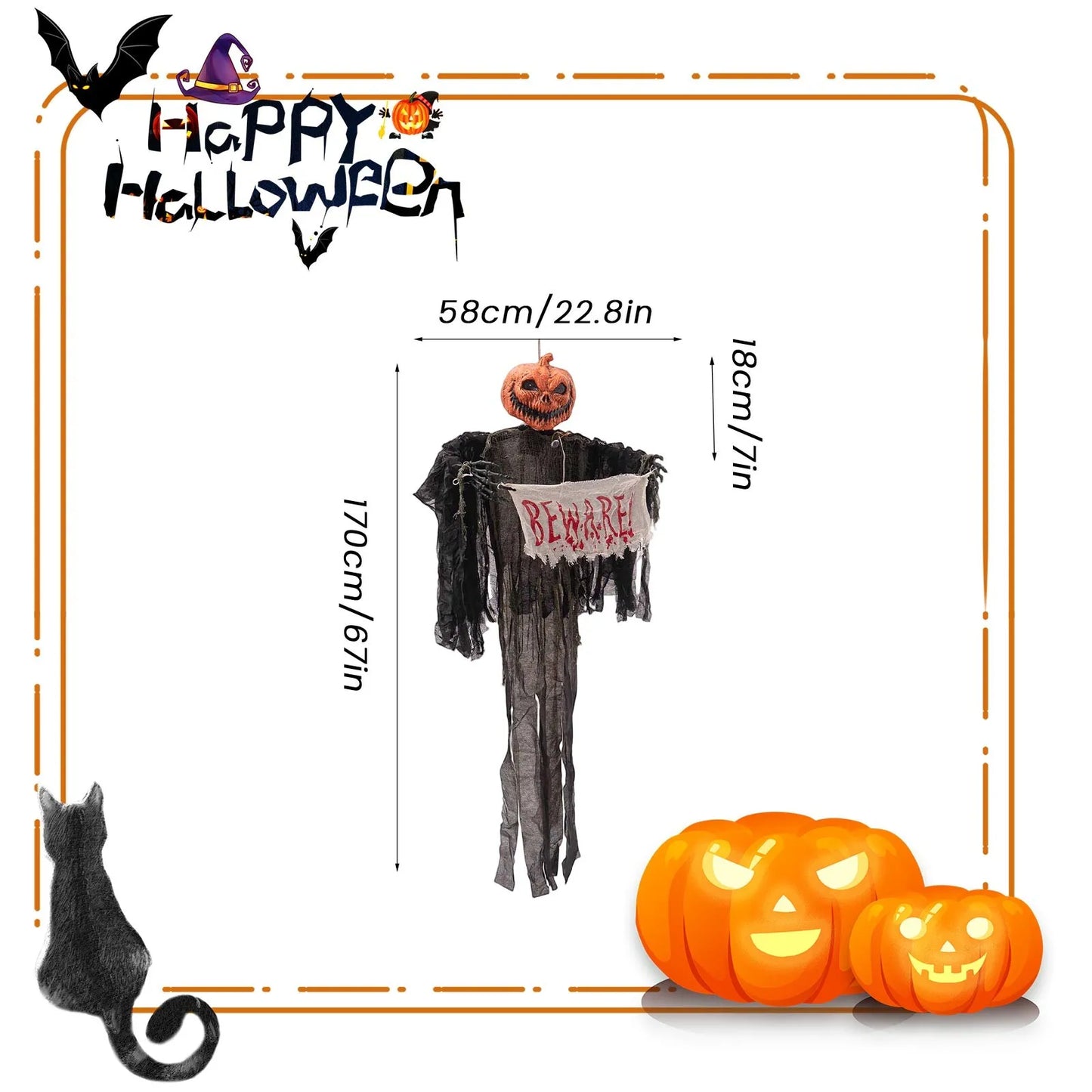 Halloween Hanging Scary Man