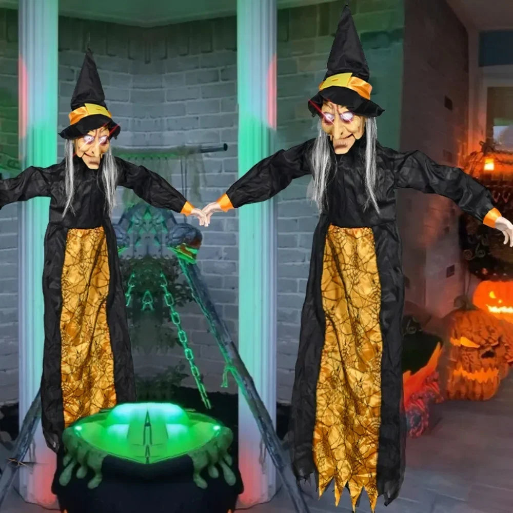 Talking Animatronic Witch Prop