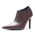 Zip-Up Pointed-Toe Pumps