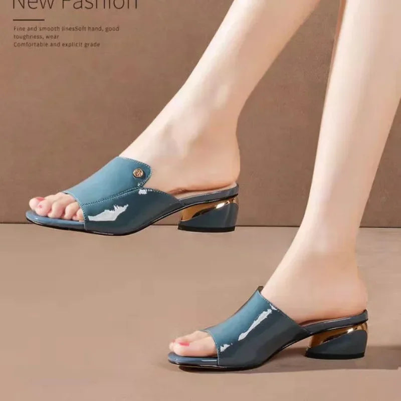 Soft Heeled Summer Sandals