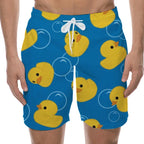 Funny Duck 3D Board Shorts