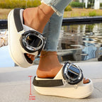 Women Thin Heel Summer Slippers