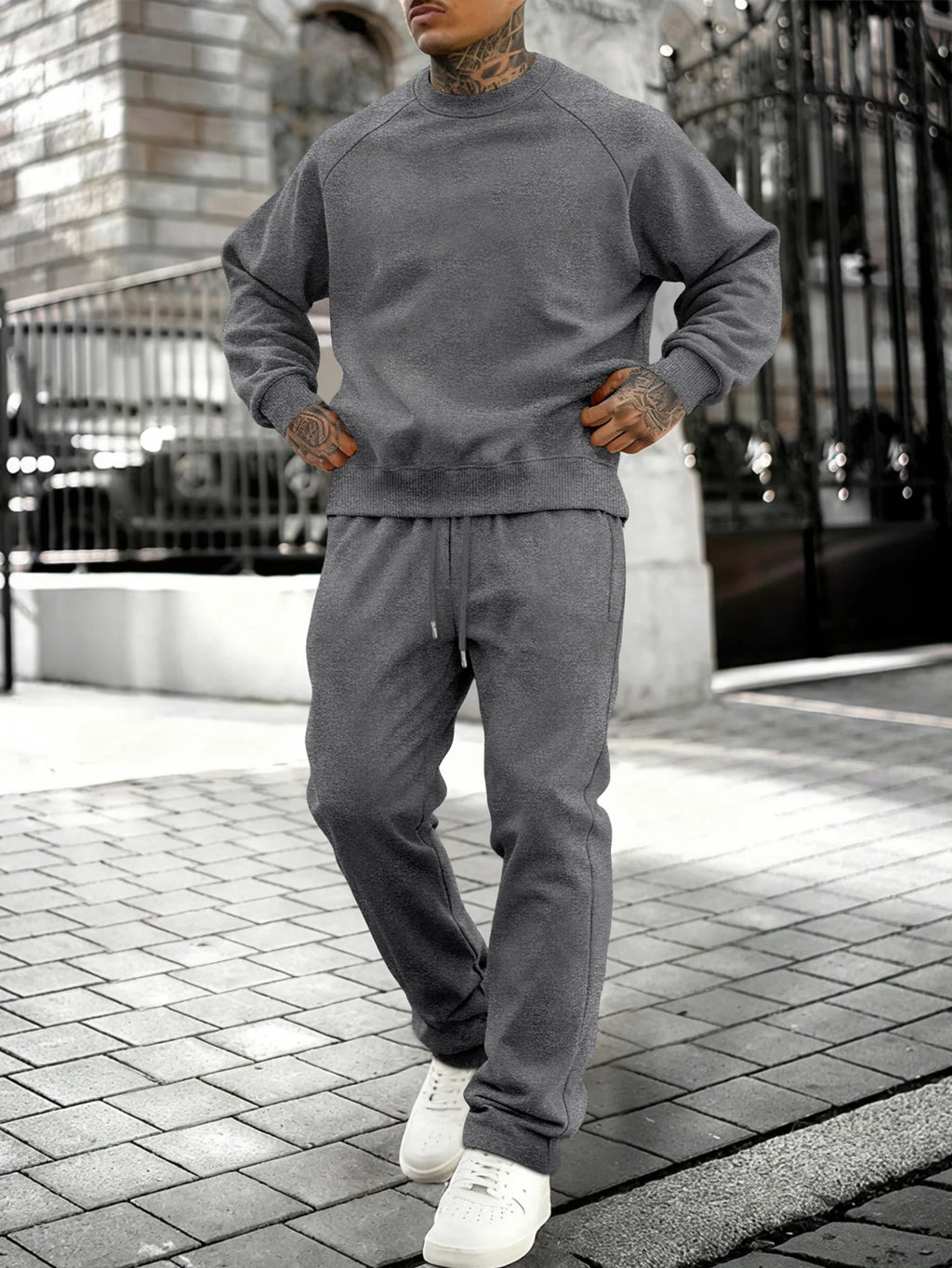 Fleece Relaxed Sportswear Casual Suit