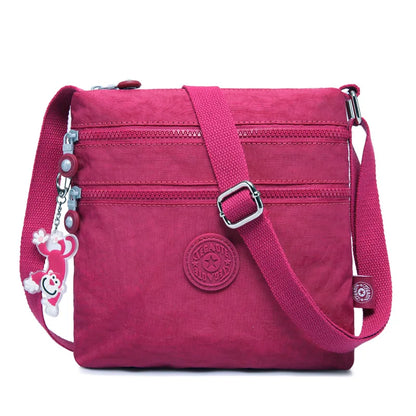 Nylon Shoulder Crossbody Bag