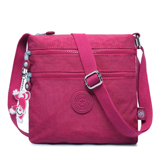 Nylon Shoulder Crossbody Bag