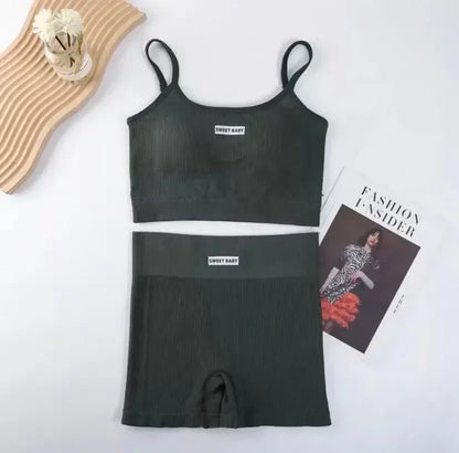 Summer Camisole Bra Suit