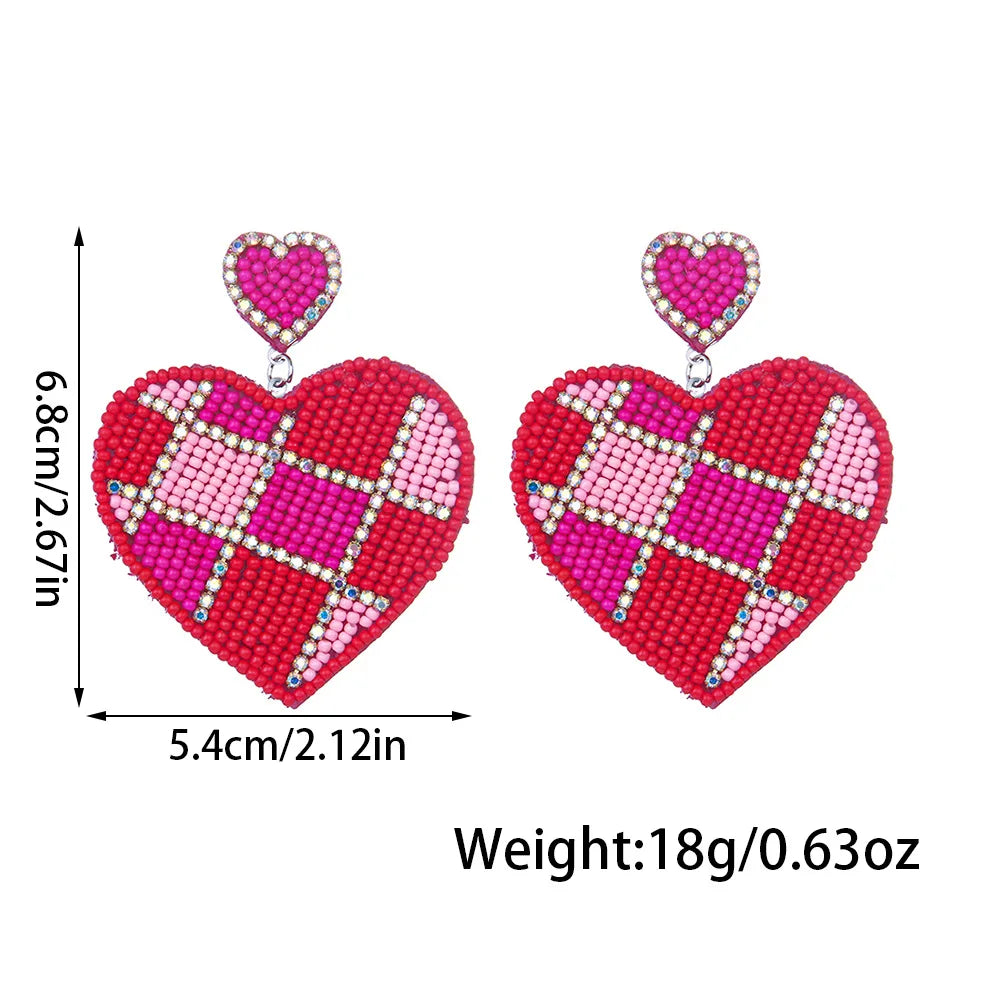 Love Letter Beaded Earrings