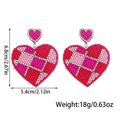 Love Letter Beaded Earrings