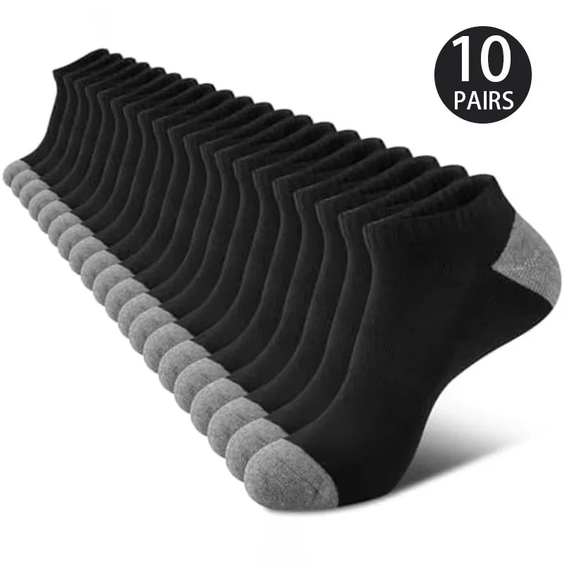10 Pairs Breathable Low Cut Socks