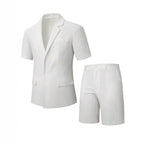 KIDWHXR British Slim Summer Suit Set