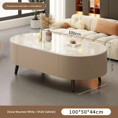 Modern Oval Coffee Table