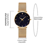 Rose Gold Rhinestone Women’s Watch