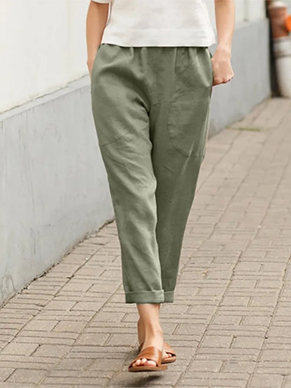Women's Cotton Casual Pants