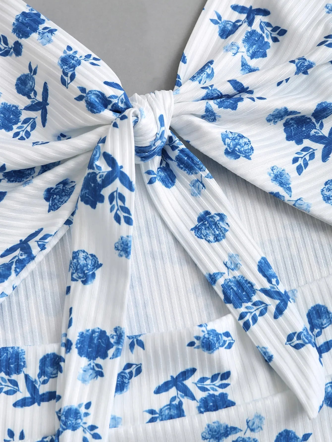 Summer Print Suspender Dress