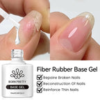 BORN PRETTY Fiber Rubber Base