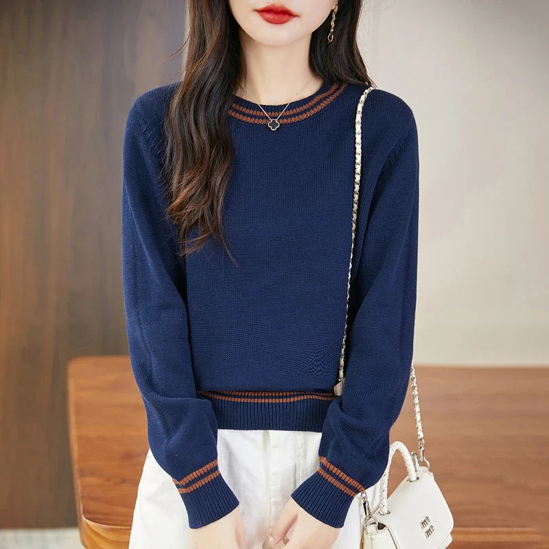 Cotton Patchwork Pullover