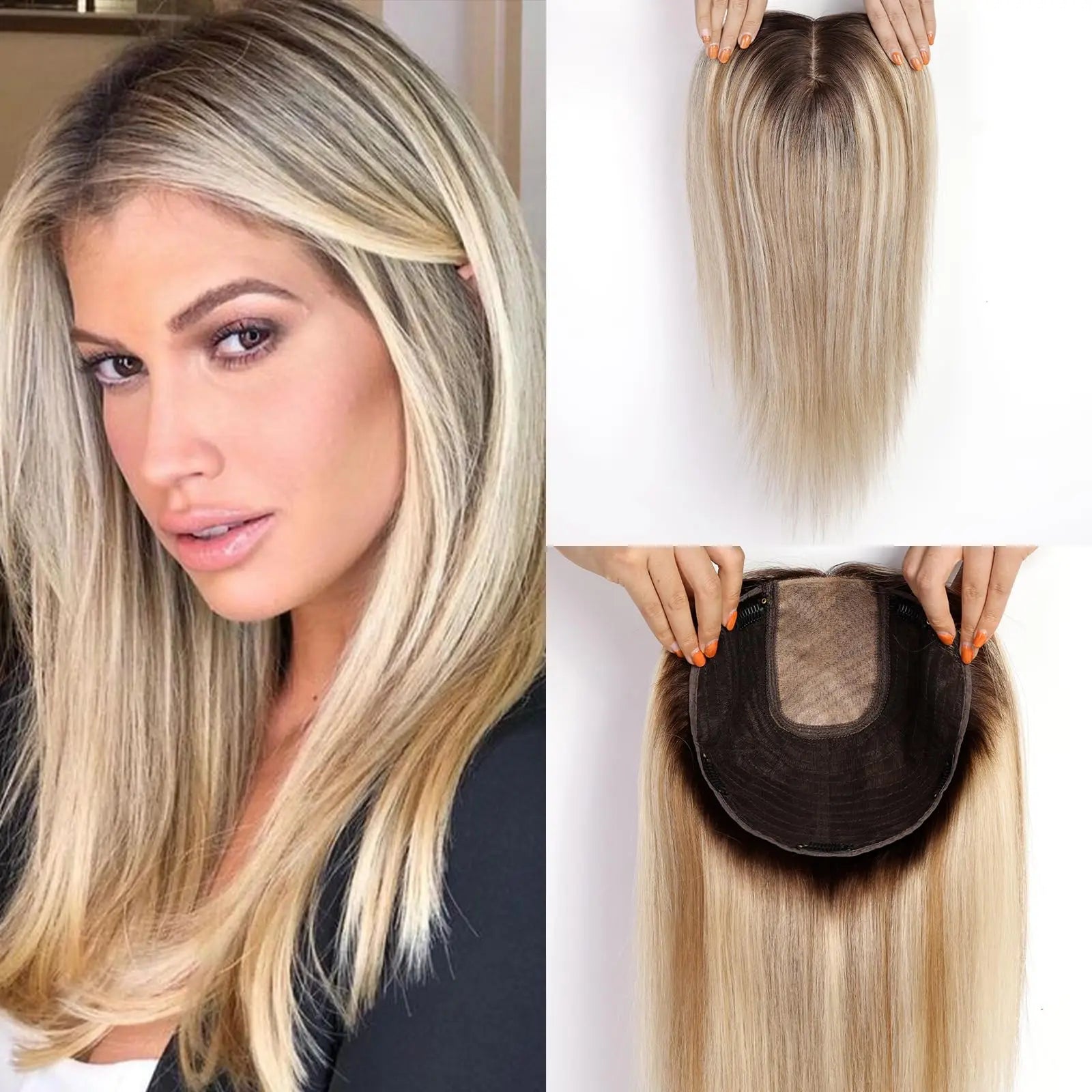 Remy Hair Topper