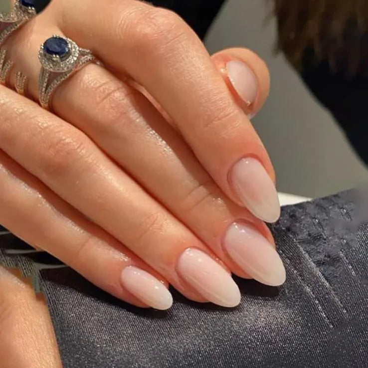 Mid-length Almond Fake Nail Tips
