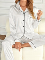 Women's Solid Pajama Set