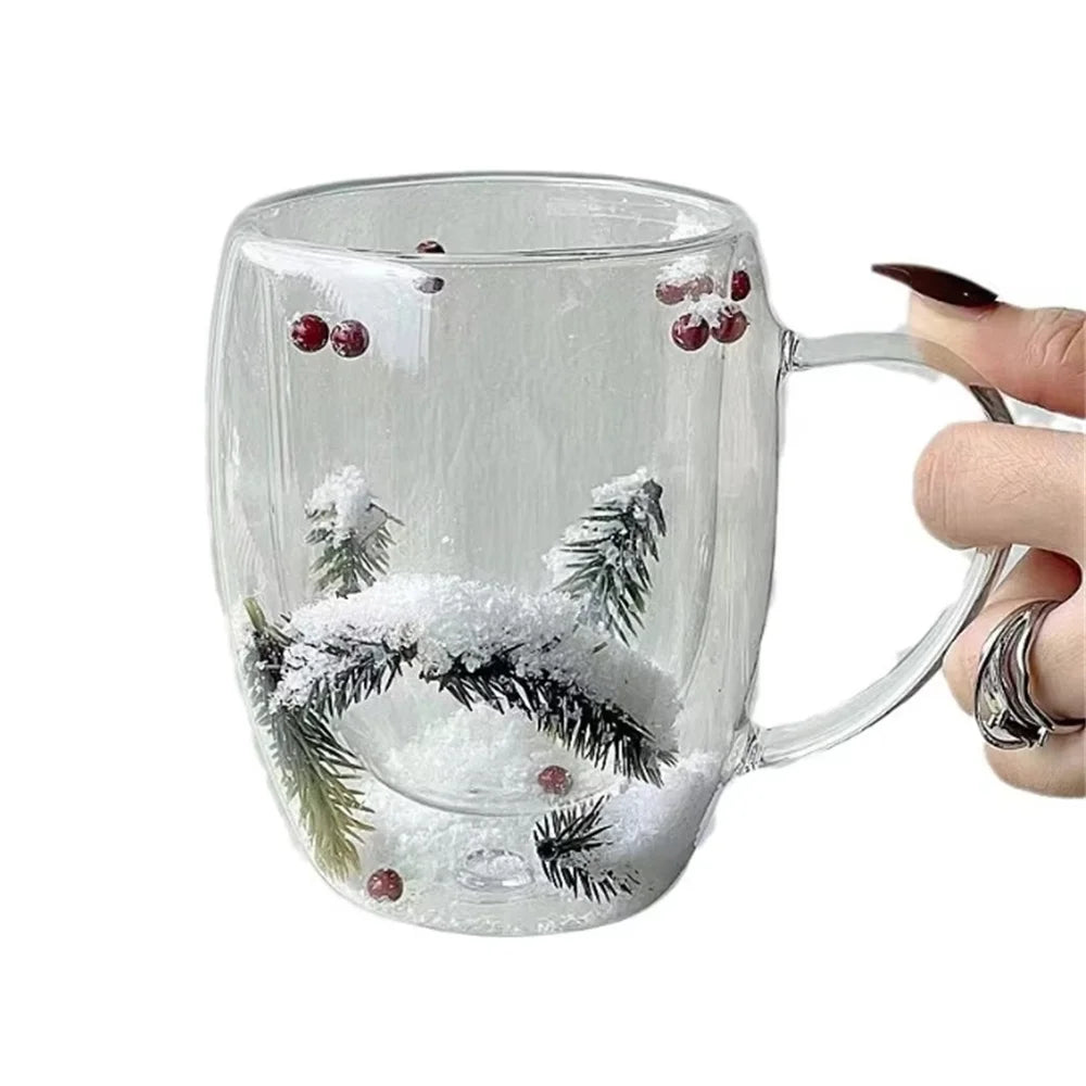 Christmas Snow Scene Cup