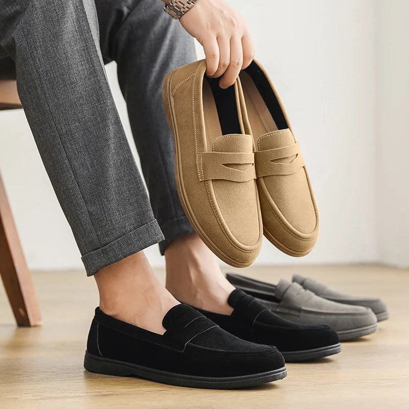 Lightweight Breathable Slip-On Loafers