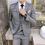Korean Three-Piece Gentleman Suit